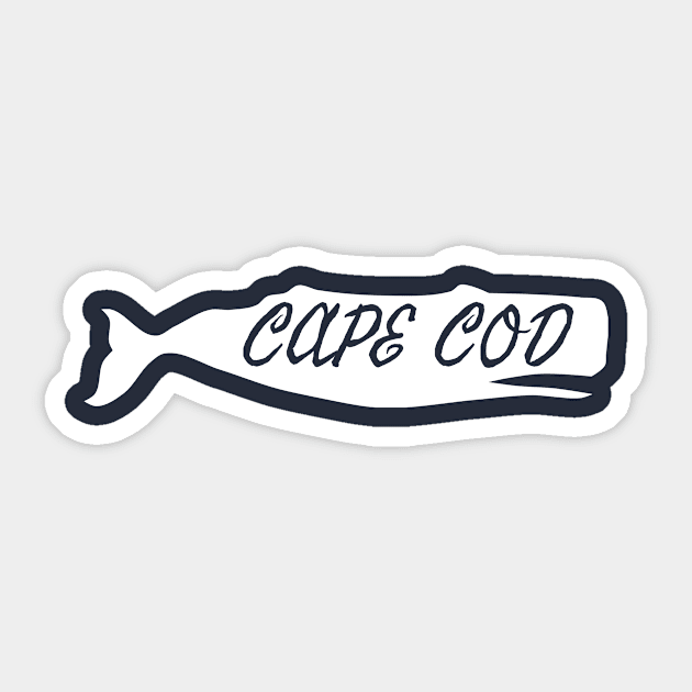 Cape Cod T-Shirt #6 Sticker by RandomShop